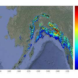 Elevation over Alaska